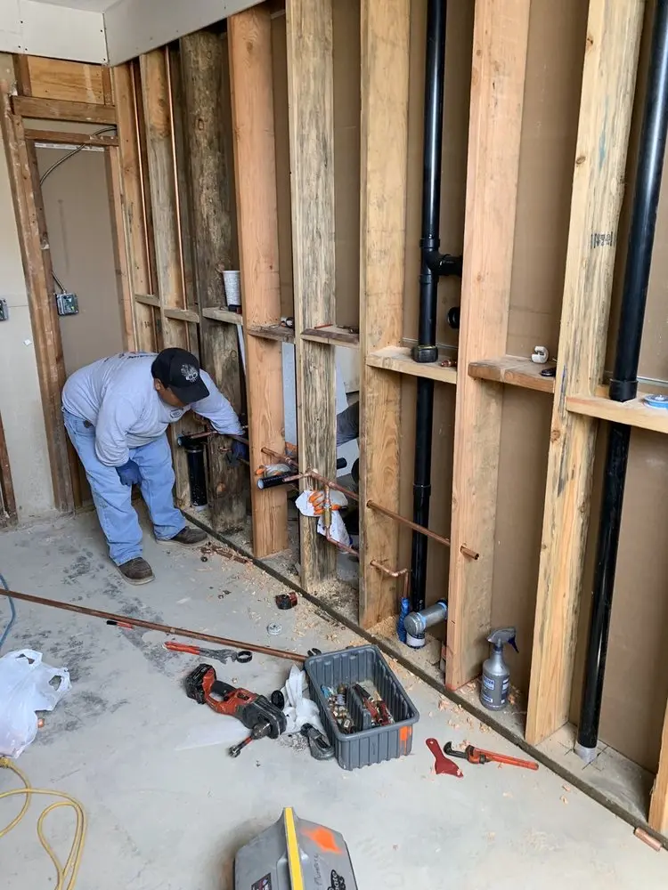 Commercial rough-in plumbing for Gas Line Repair in Inglewood Park